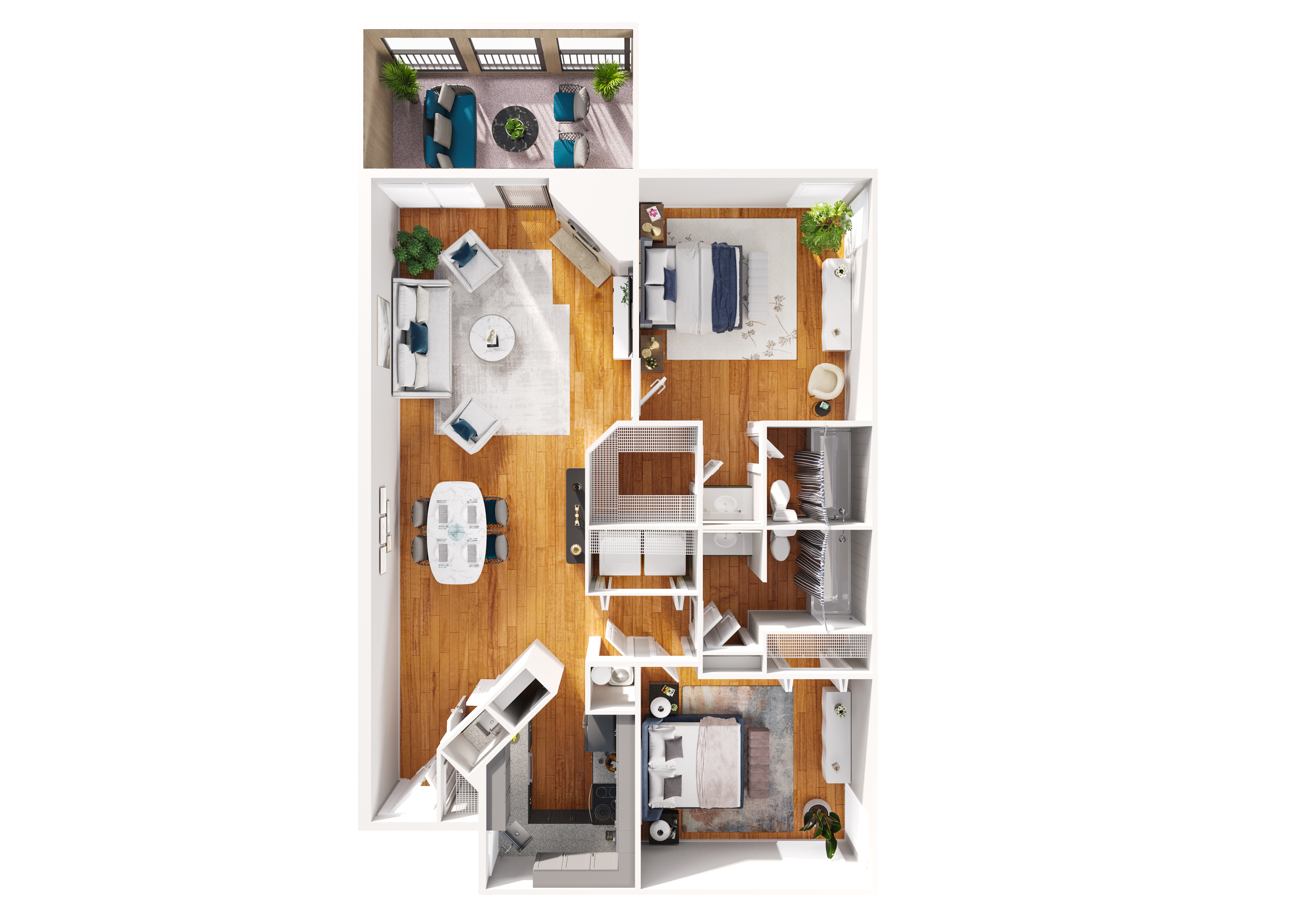 The Cedar Classic floor plan